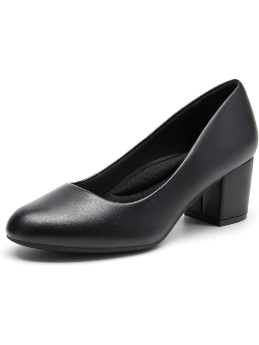 Chic Block Heel Pumps for Women - Round Toe Dress Shoes for Any Occasion